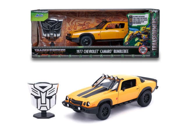 Transformers T7 Bumblebee 1:24 scale die-cast, freewheeling operation, opening parts