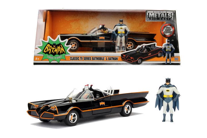 Toys Hollywood Rides - Batman: Batmobile del 1966 con Batman (Scala 1:24)