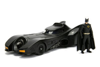 Hollywood Rides - Batman: Batmobile del 1989 con Batman (Scala 1:24)