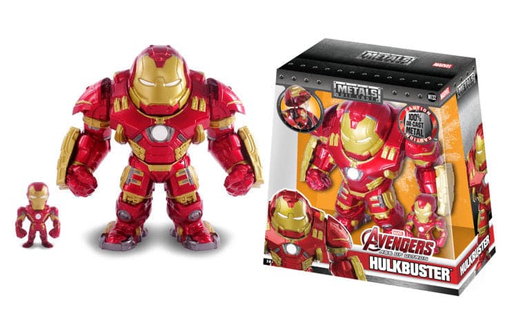 Marvel - Double Character Iron Man cm 5 and Hulkbuster cm 15 Diecast