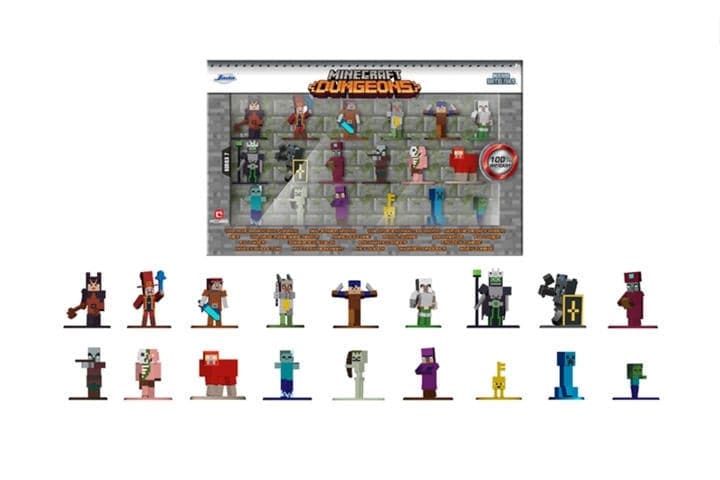 Minecraft Collectible Giftpack 18 Characters In Die Cast 4 Cm Wave 7