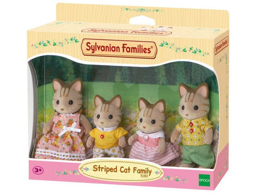 Toys Striped Cat Family