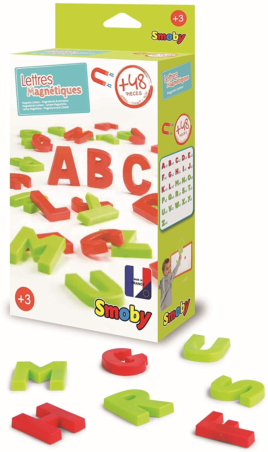 48 Magnetic Letters