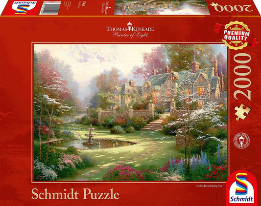 Puzzle da 2000 Pezzi - Thomas Kinkade: Gardens Beyond Spring Gate