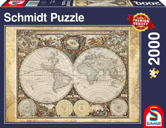 2000 Piece Puzzle - Historical Map of the World