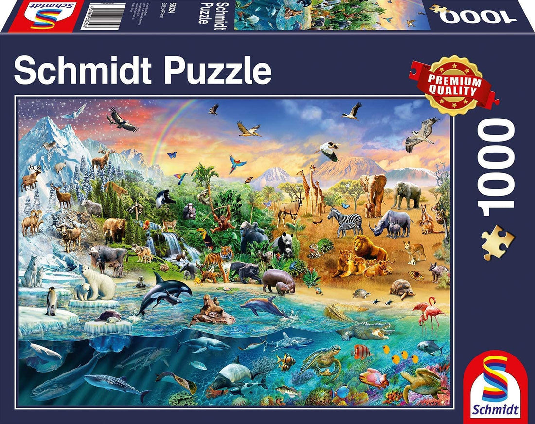 1000 Piece Puzzle - The Animal World