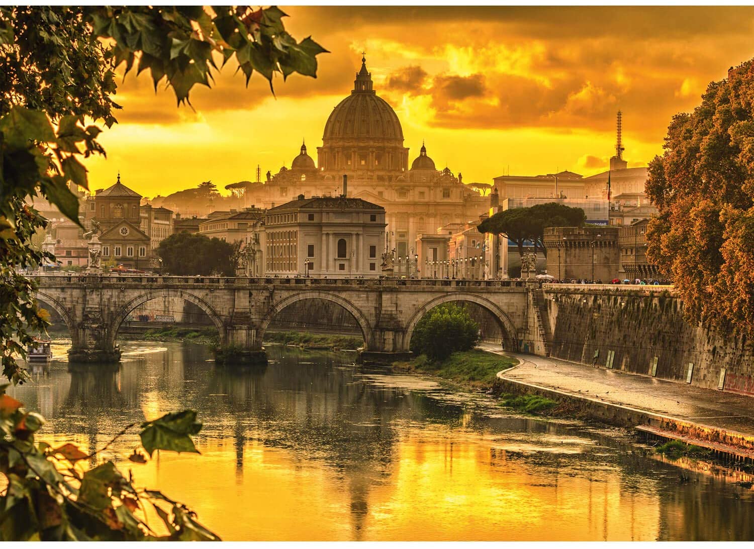 Toys 1000 Piece Puzzle - Golden Light on Rome