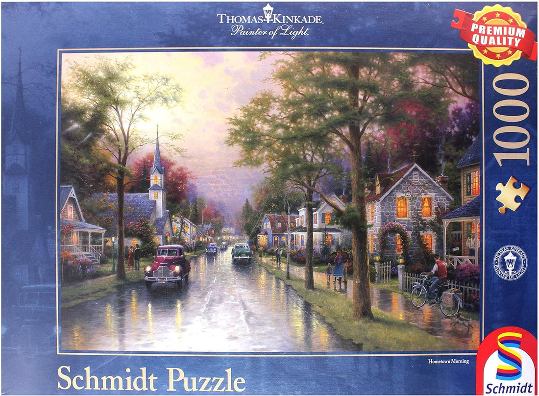 MORNING IN A SMALL TOWN - 1000 PIECES