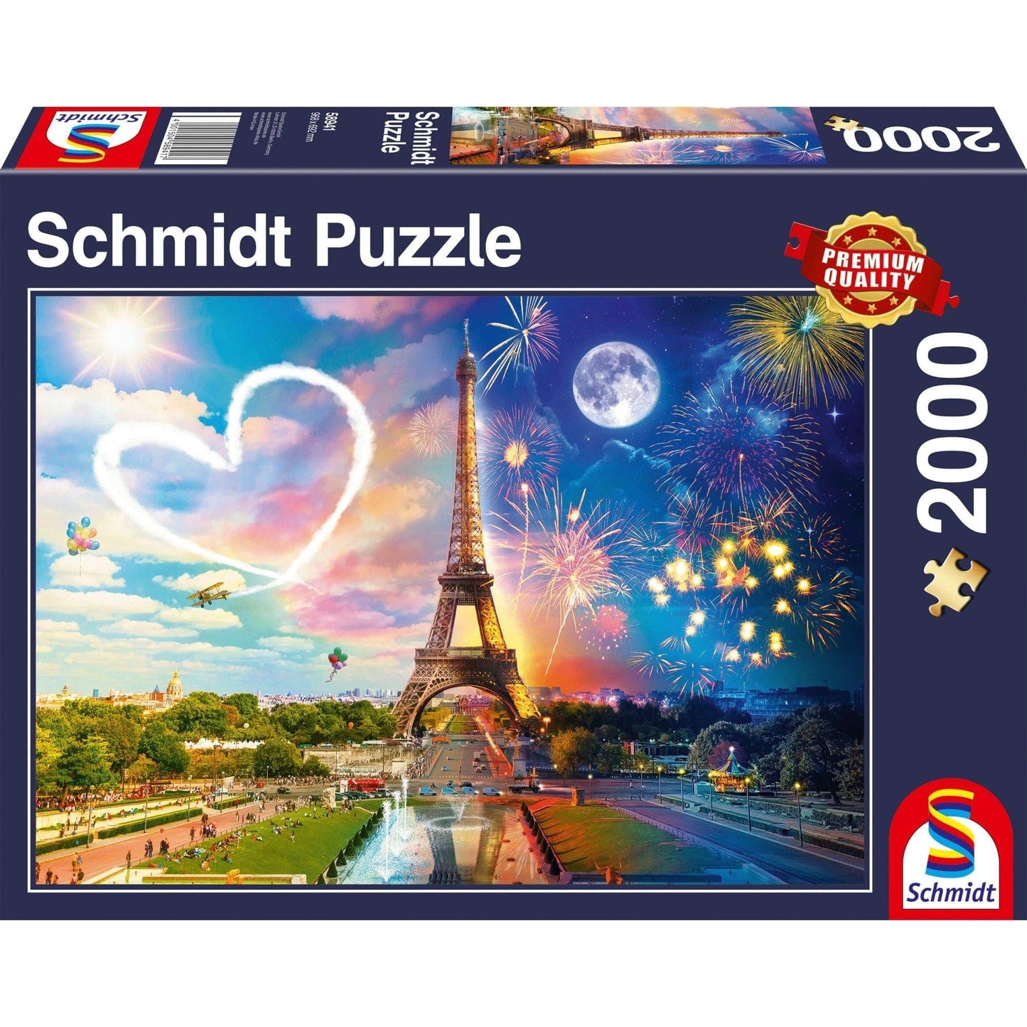 Toys 2000 Piece Puzzle - Paris Night and Day