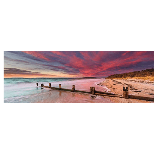 Toys 1000 Piece Panorama Puzzle - Mark Gray: McCrae Beach, Mornington Peninsula