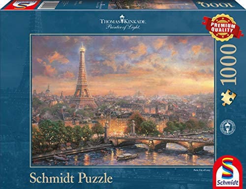 Toys 1000 Piece Puzzle - Thomas Kinkade: Paris City of Love