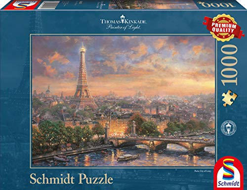 1000 Piece Puzzle - Thomas Kinkade: Paris City of Love