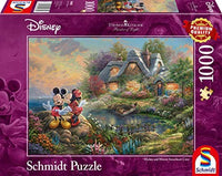 1000 Piece Puzzle - Thomas Kinkade: Minnie and Mickey&#39s Love