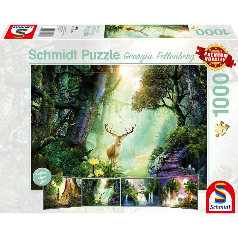 Deer in the forest - PUZZLES 1000 PIECES