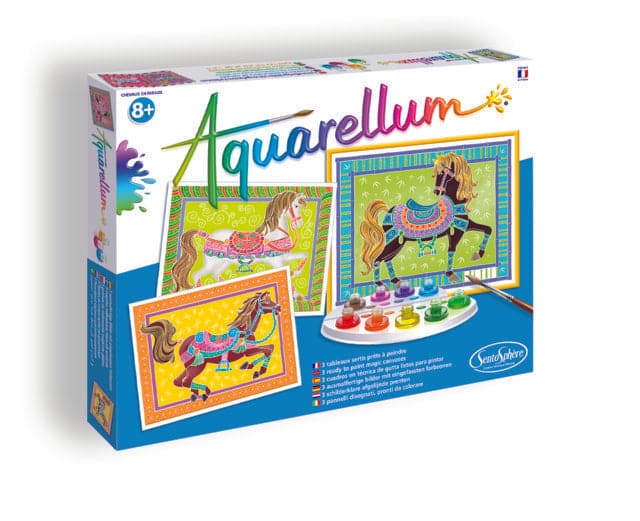 Aquarellum Parade Of Horses - best price from Maltashopper.com SNT6270