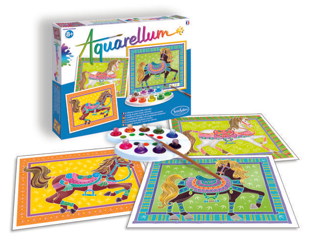 Aquarellum Parade Of Horses - best price from Maltashopper.com SNT6270