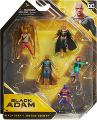 BLACK ADAM THE MOVIE Gift set personaggi in scala 5 cm