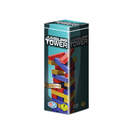Toys EG Classics Colored Jumbling Tower made of wood