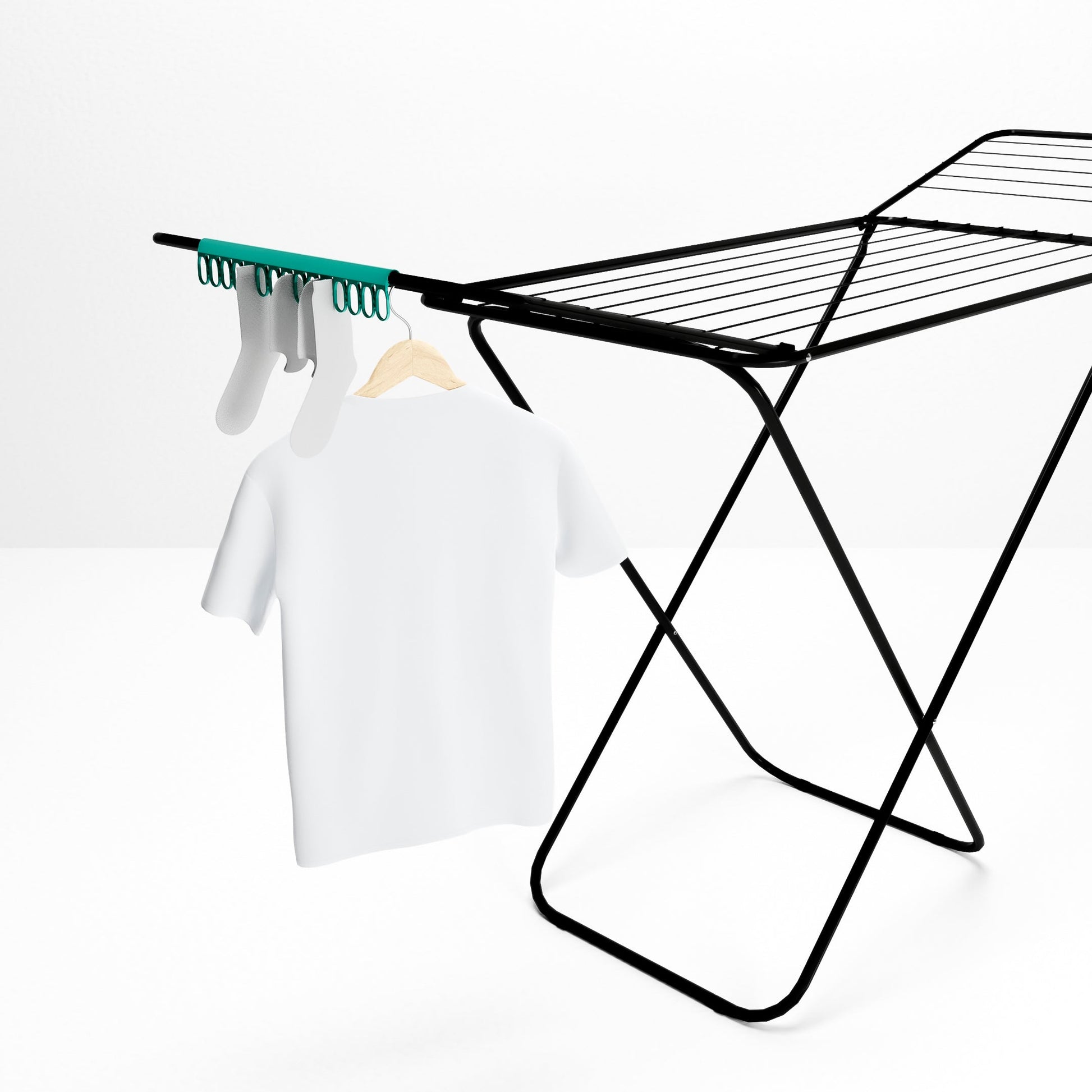 CLOTHESLINE WITH WINGS 18 M BLACK - best price from Maltashopper.com BR430010123