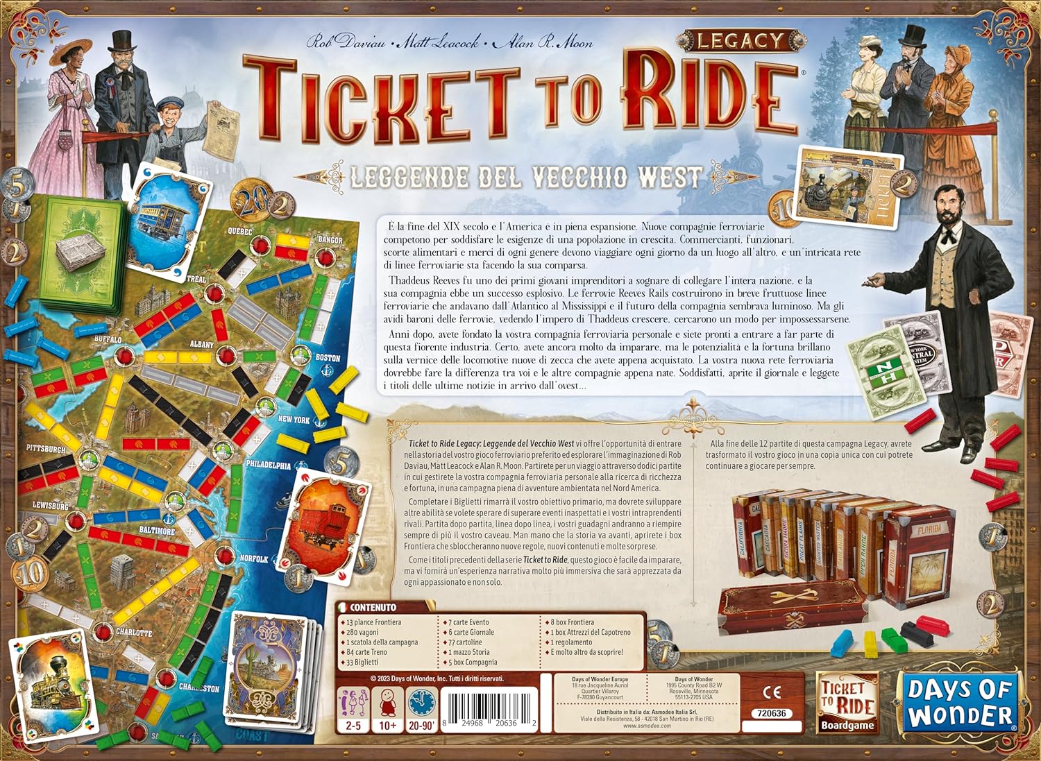 Ticket to Ride Legacy - Legends of the Old West