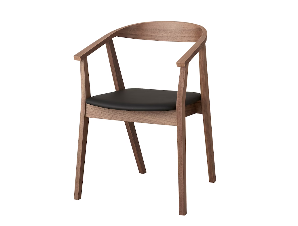 STOCKHOLM Chair, walnut , - best price from Maltashopper.com 60518226