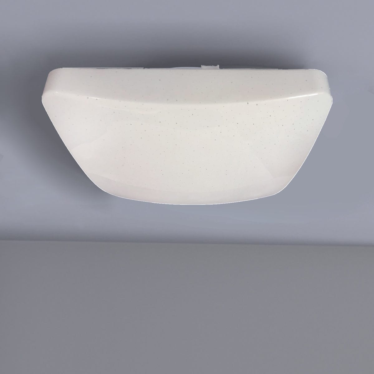 Bricocenter CEILING LIGHT SENDY ACRYLIC WHITE 37X37X7.5CM LED 25W NATURAL LIGHT