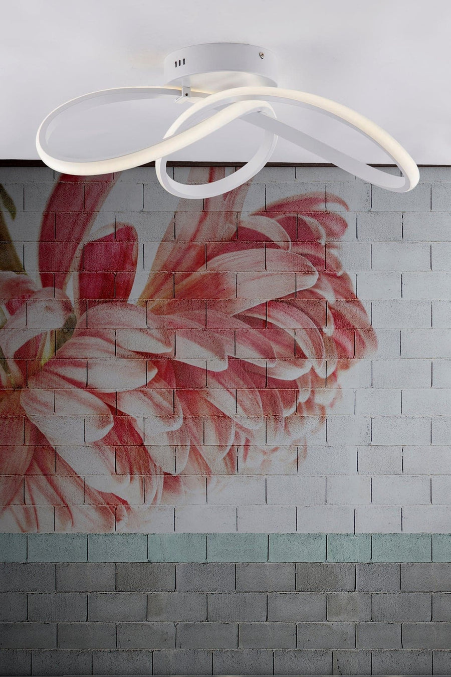 Bricocenter SMILLA CEILING LIGHT WHITE METAL 45x45CM LED 30W NATURAL LIGHT