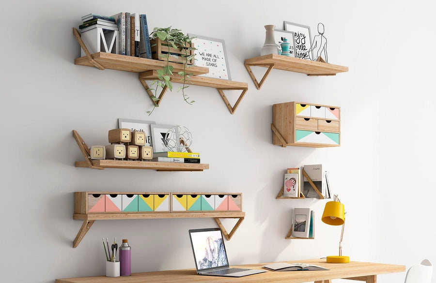 Bricocenter SOLID PINE WALL SHELF 60X17CM THICKNESS 22MM