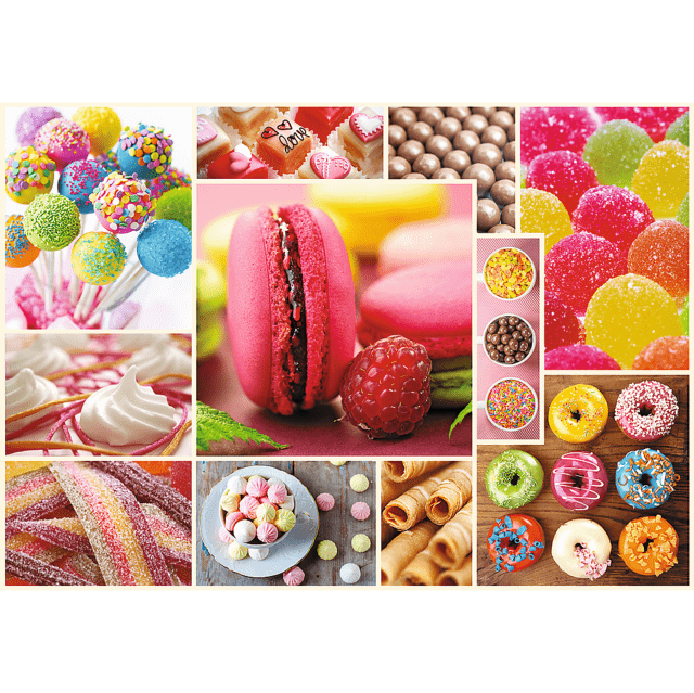 Toys 1000 Piece Puzzle - Candy Collage