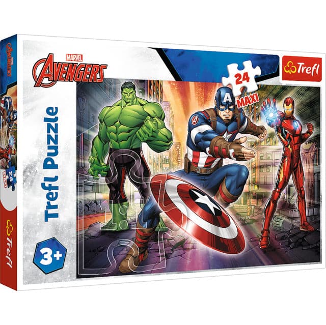 24 Piece Maxi Puzzle Avengers: In The World Of Avengers