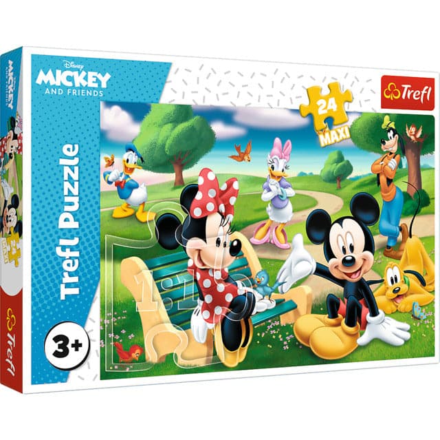 24 Piece Puzzle Maxi Disney: Mickey And Friends