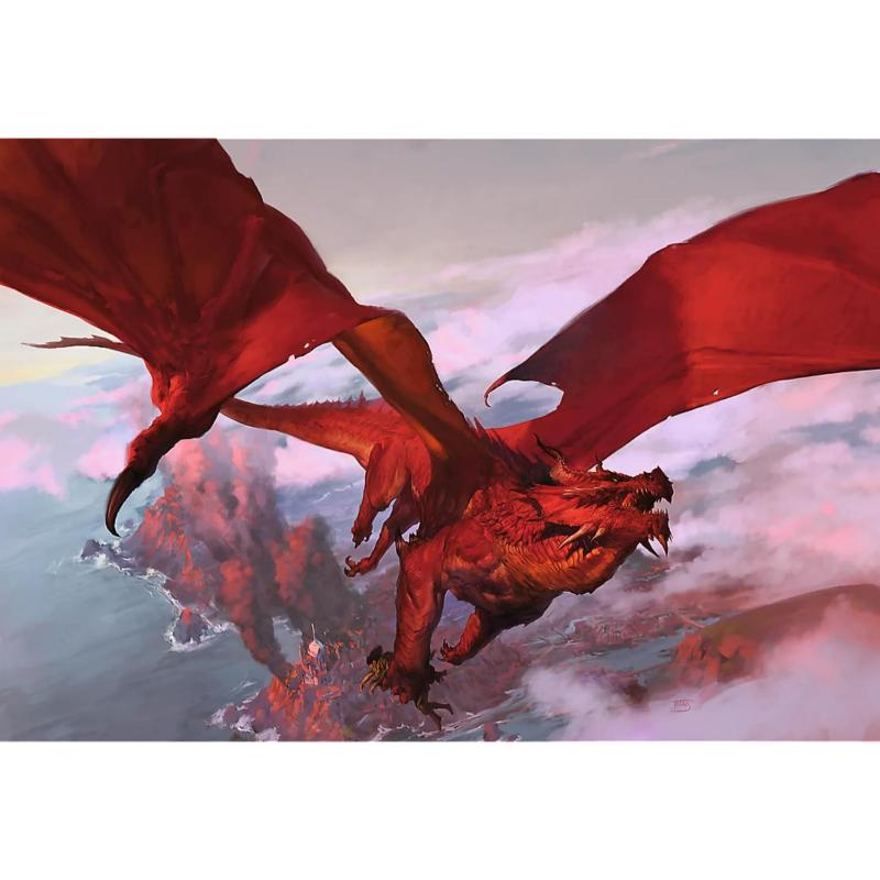 Puzzles - 500+1 Wooden Puzzles - Ancient Red Dragon / Dungeons & Dragons_FSC Mix 70%