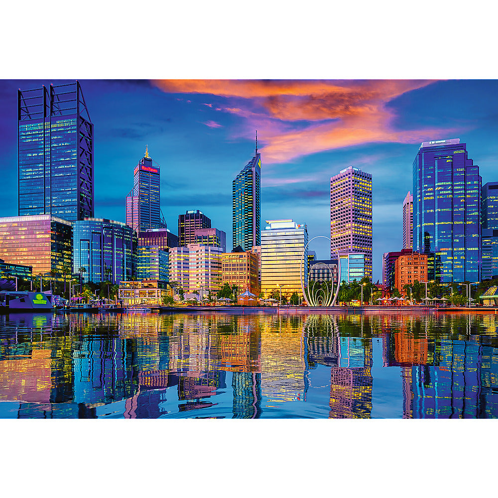 26190 1500 UFT - Cityscape: Urban Reflection, Perth, Australia / ADOBE STOCK_L