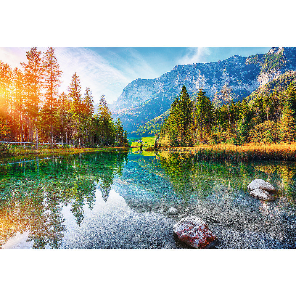 26193 1500 UFT - Wanderlust: At the Foot of Alps, Hintersee Lake, Germany / ADOBE STOCK_L