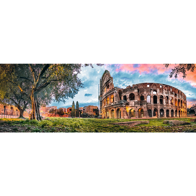 1000 Piece Panorama Puzzle - Colosseum at Dawn