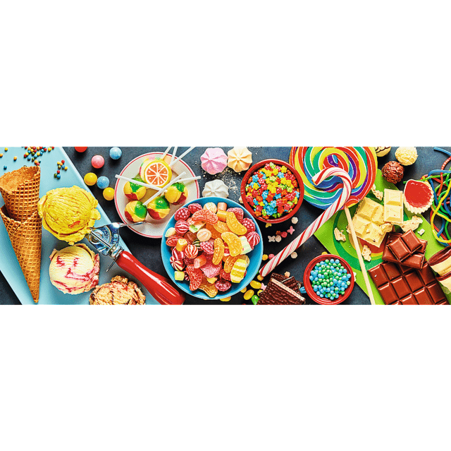 Toys 1000 Piece Panorama Puzzle - Sweet Treats