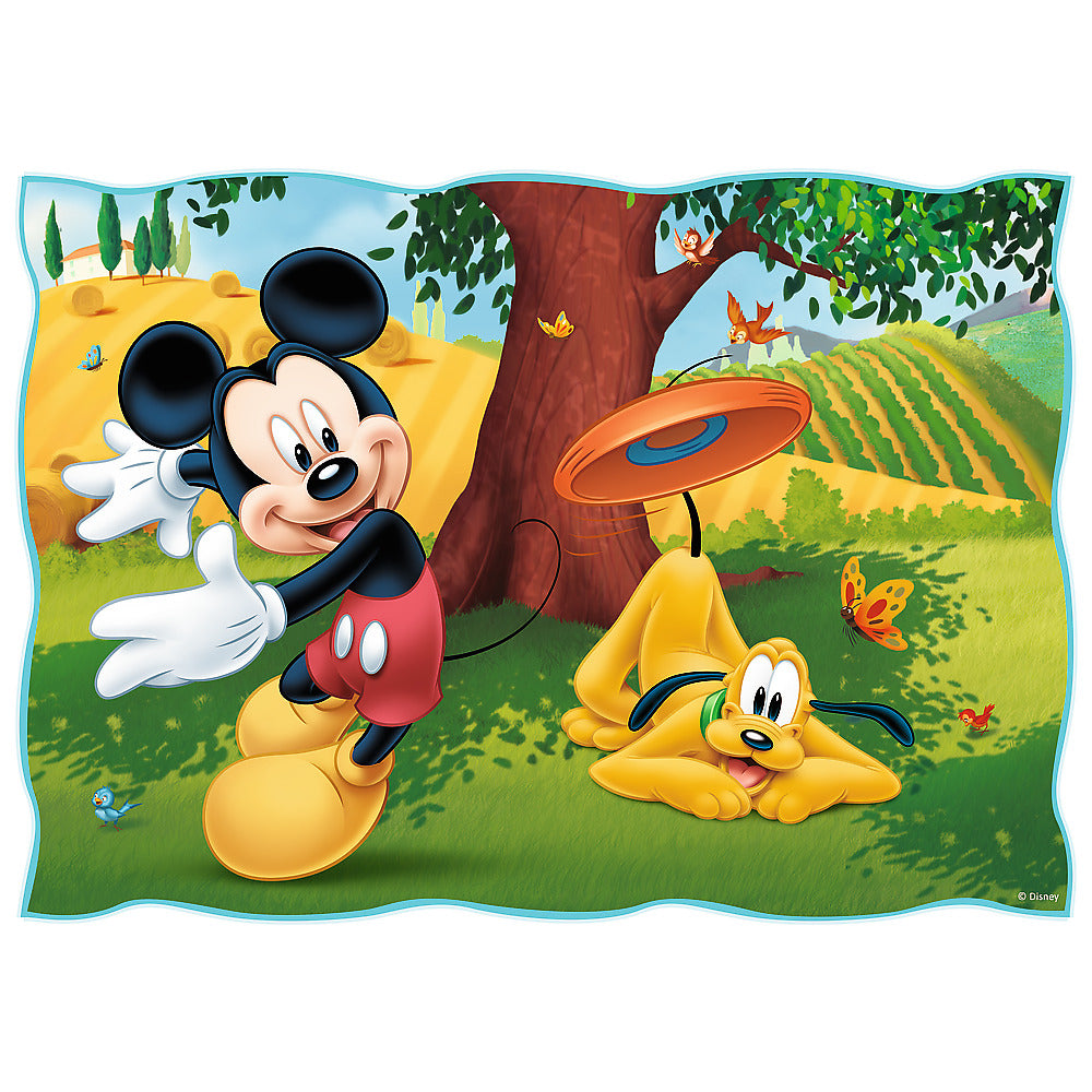 4 Puzzle In 1 Disney: Mickey&#39s Happy Day