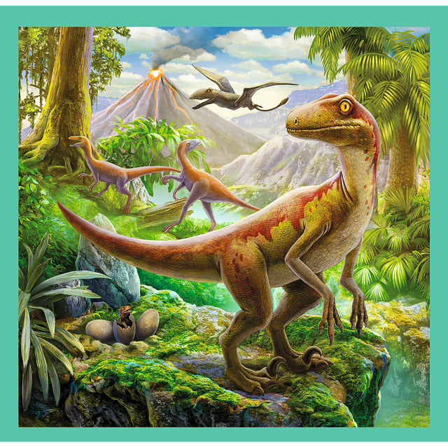 3 in 1 Puzzle - The Amazing World of Dinosaurs