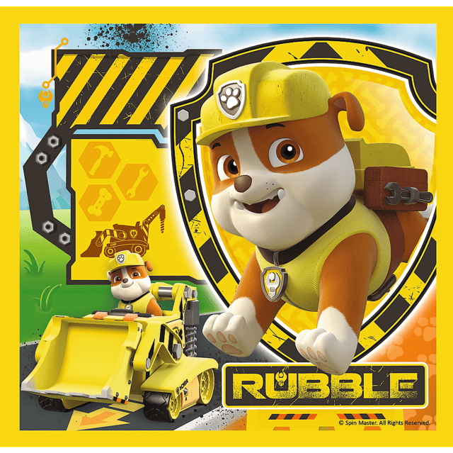Toys Puzzle 3 in 1 - Paw Patrol: Marshall, Rubble e Chase