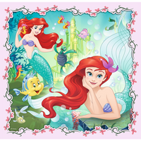 3 in 1 Puzzle - Dinsey Princesses Rapunzel, Aurora and Ariel - best price from Maltashopper.com TRF34842