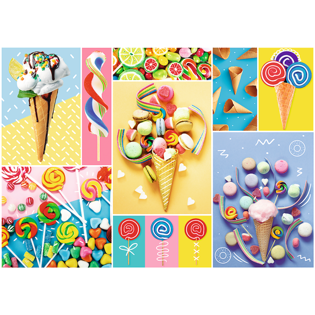 500 Piece Jigsaw Puzzle - Favorite Sweets