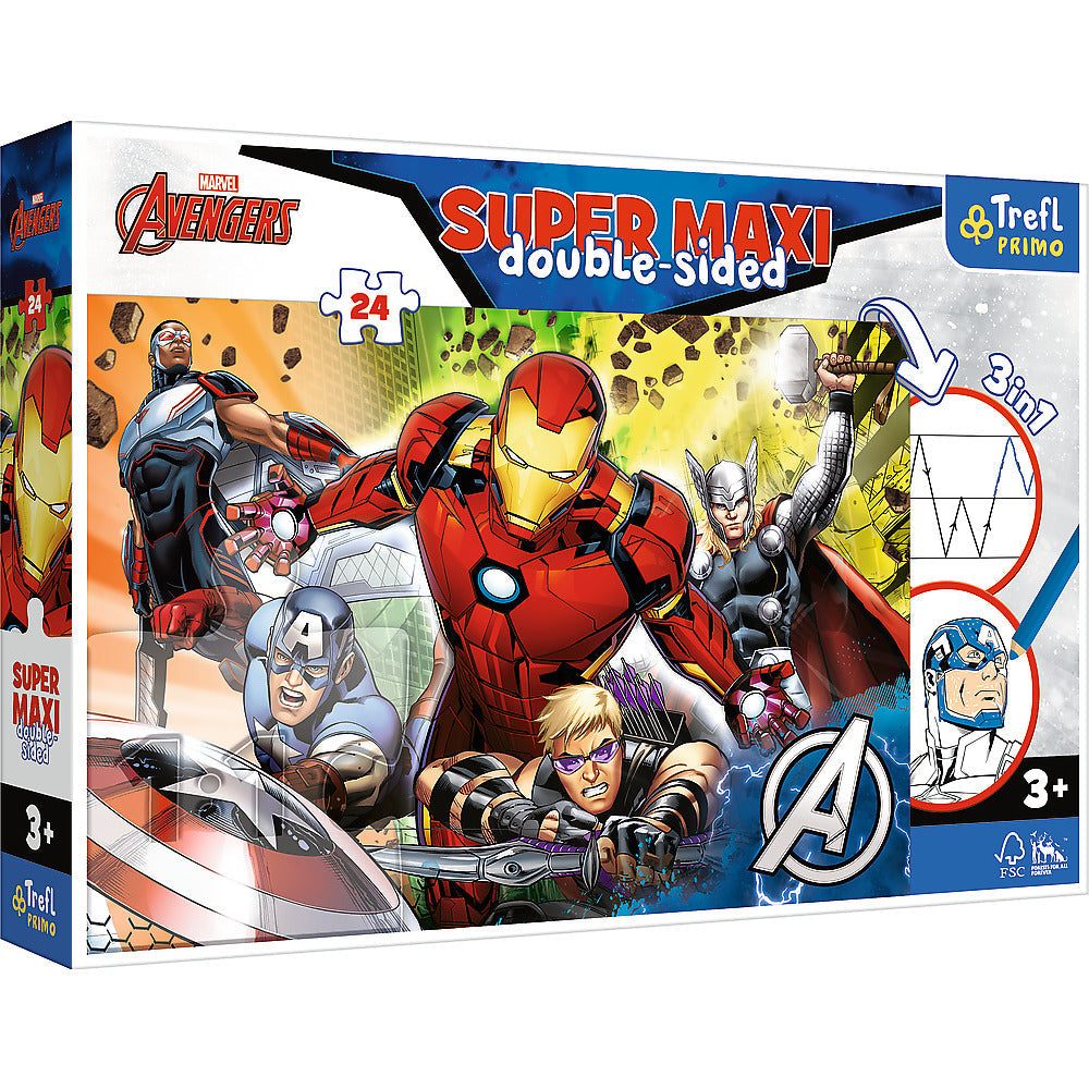 Puzzle - 24 SUPER MAXI - Strong Avengers / Disney Marvel The Avengers