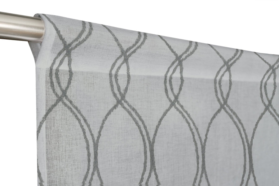 Bricocenter VOLUTES CURTAIN GREY 60X240 CM