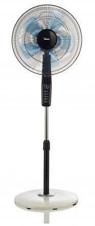 FLOOR-STANDING FAN 40 CM 5 BLADES SILENT WITH REMOTE CONTROL H113/147 CM TIMER