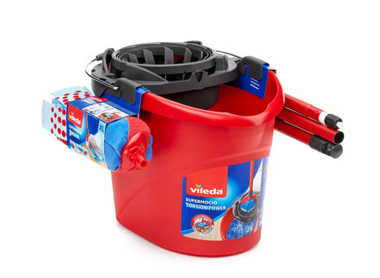 Bricocenter VILEDA SUPERMOP COMPLETE WITH 3-PIECE HANDLE