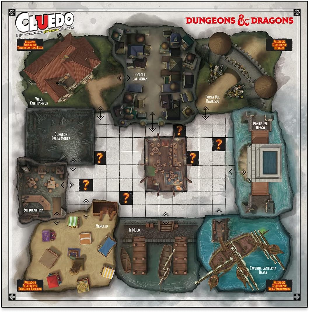 Toys CLUEDO - DUNGEONS AND DRAGONS