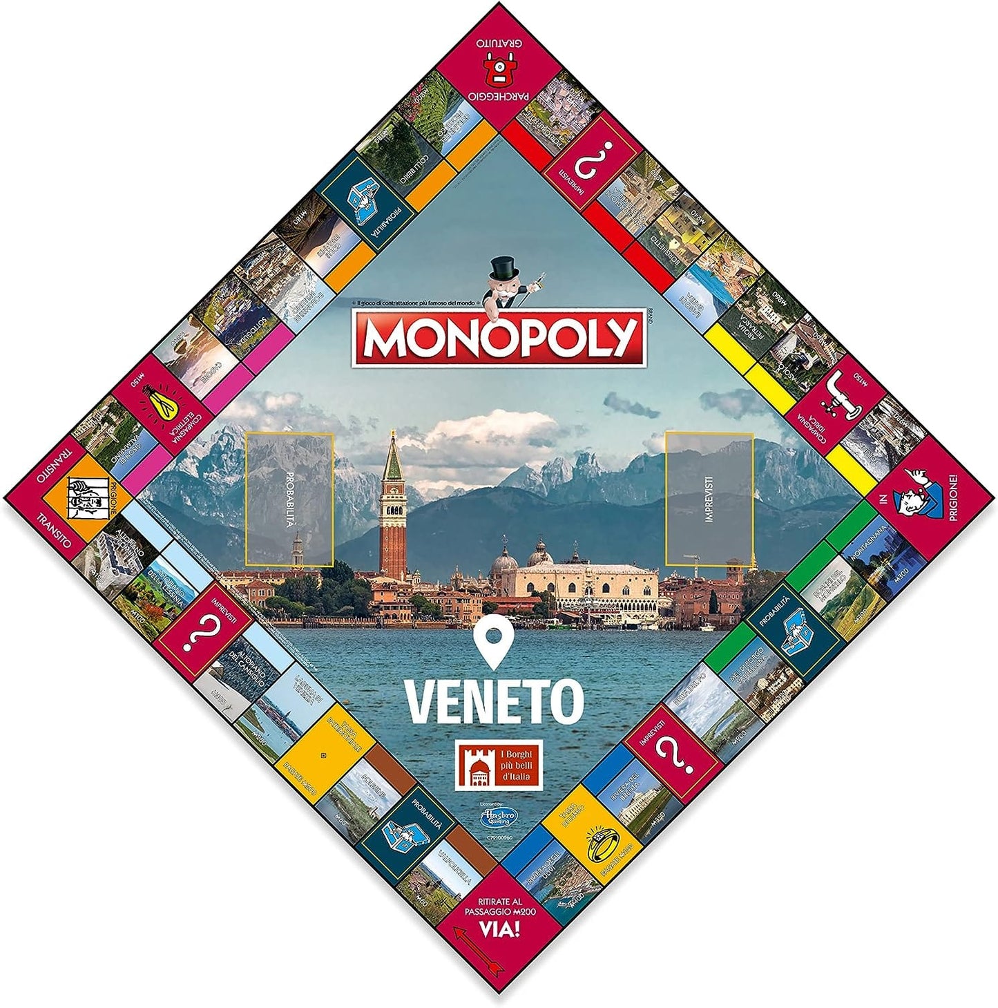 Toys MONOPOLY - THE MOST BEAUTIFUL VILLAGES IN ITALY - VENETO