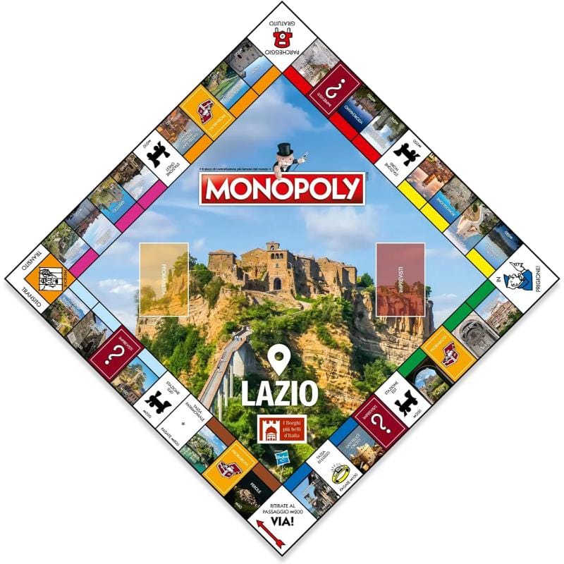 Toys MONOPOLY - THE MOST BEAUTIFUL VILLAGES IN ITALY - LAZIO