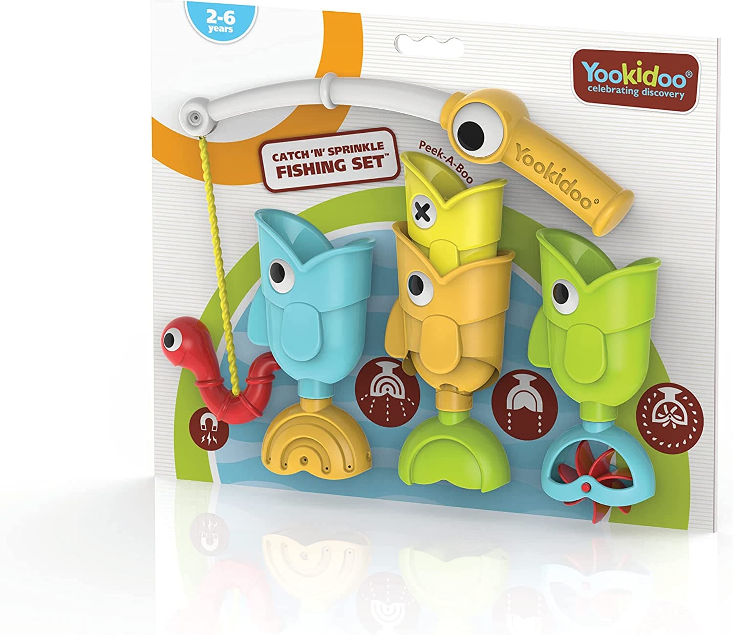 Toys Yookidoo - Catch N Sprinkle Fishing Set