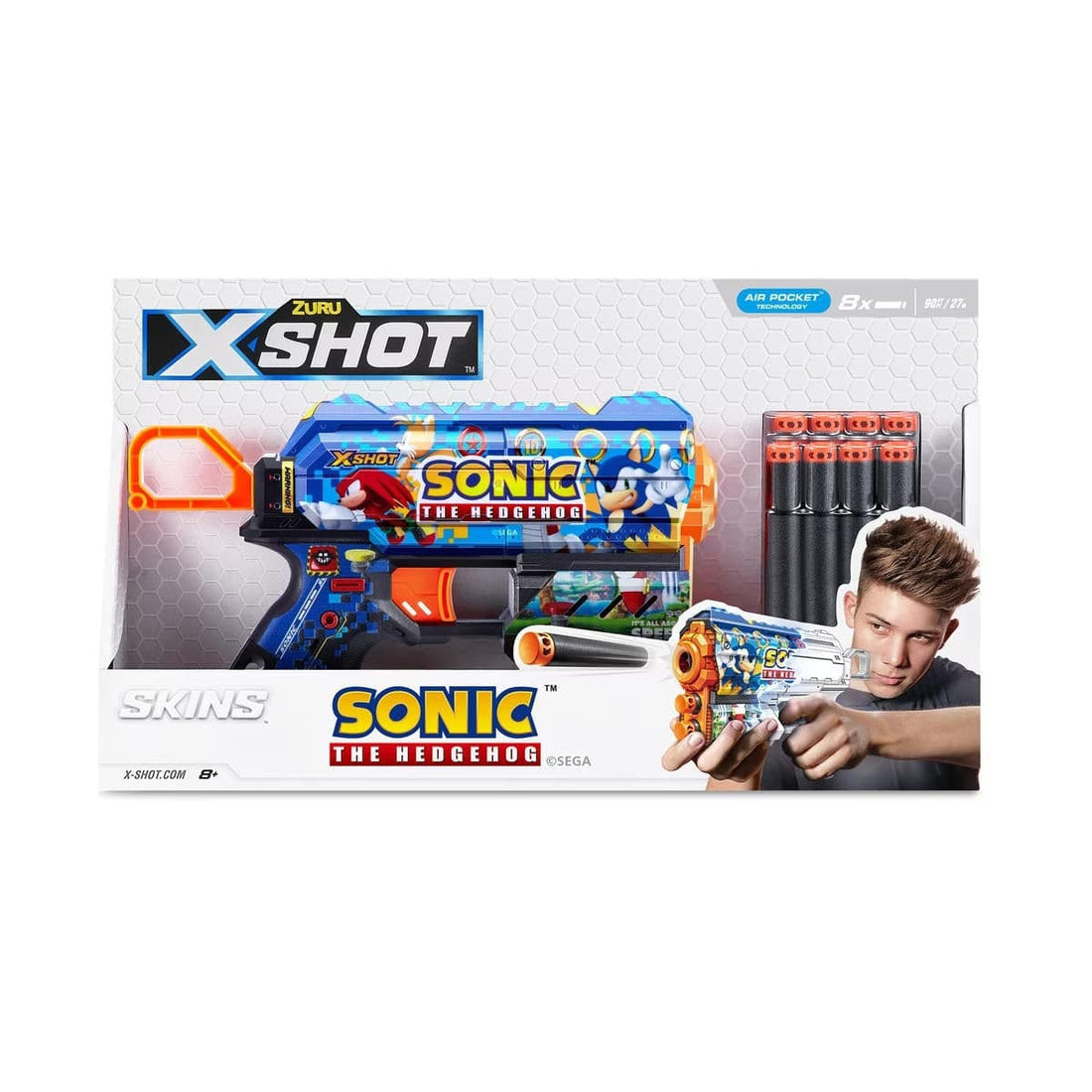 X Shot Skins Series 1 Flux Sonic(8 Darts)